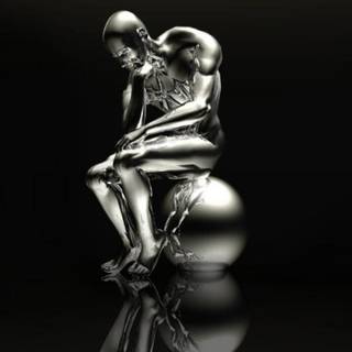 Thinking man wallpaper