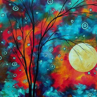 Colorful painting art HD wallpaper