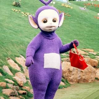 Tinky Winky aesthetic wallpaper