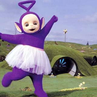 Tinky Winky aesthetic wallpaper