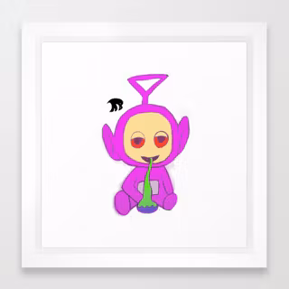 Tinky Winky aesthetic wallpaper