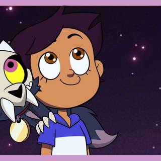 Luz and King Owl House wallpaper