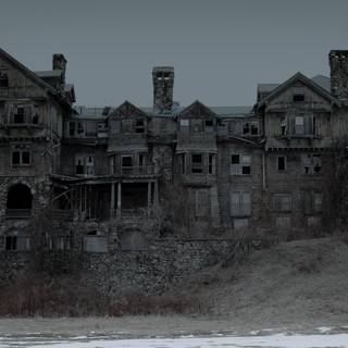 Abandoned house wallpaper