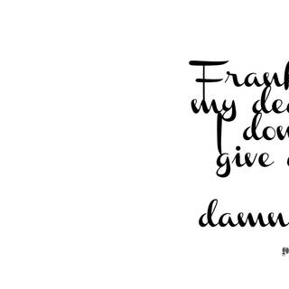 I don't give a fuck wallpaper