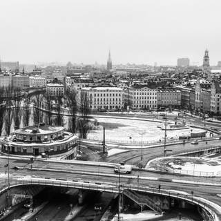 Stockholm winter wallpaper