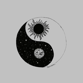 Cute Ying Yang wallpaper
