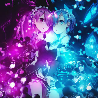 Rem Re aesthetic wallpaper