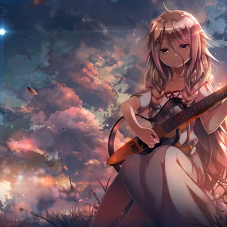Nightcore guitar wallpaper