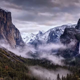 Yosemite NP winter wallpaper