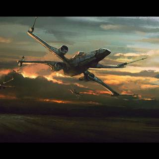 Poe Dameron X-Wing wallpaper