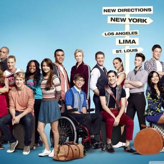 Glee characters wallpaper