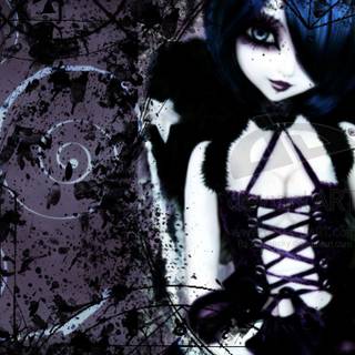 Anime emo girl wallpaper