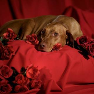 Cute Valentine animals wallpaper