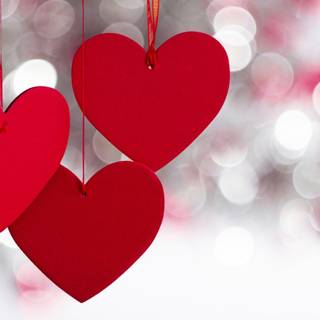 Valentine's Day letters wallpaper