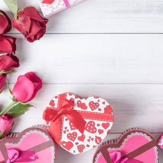 Valentines Day gift wallpaper