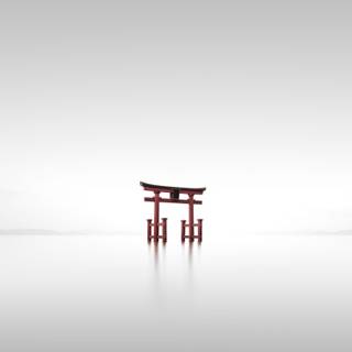 Torii minimal wallpaper