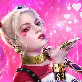Harley Quinn art wallpaper