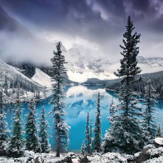 Banff NP in winter wallpaper