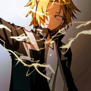 Sad Denki Kaminari wallpaper