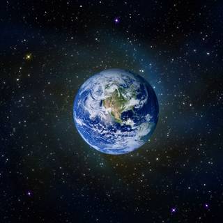 Earth from space desktop wallpaper