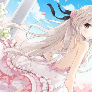 Kawaii Chibi girl wallpaper