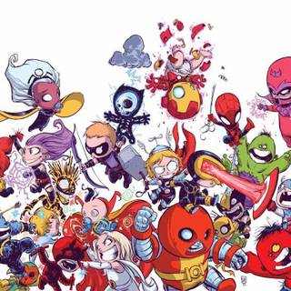 Avengers Chibi wallpaper