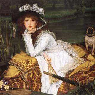 Classical painting women wallpaper