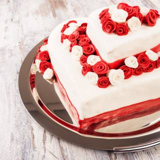 Valentine desserts wallpaper