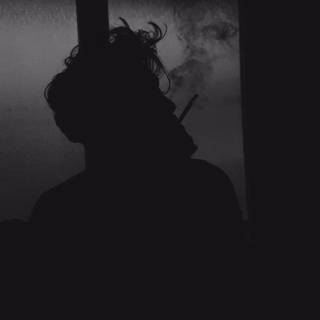 Alone boy black picture wallpaper