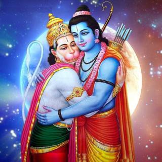 Ram and Hanuman wallpaper