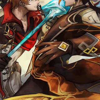 Genshin Impact Zhongli phone wallpaper