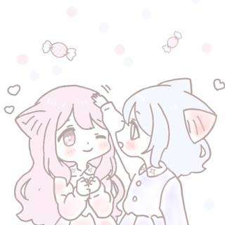 Chibi Kawaii phone wallpaper