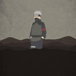 Sasuke Uchiha minimalist wallpaper