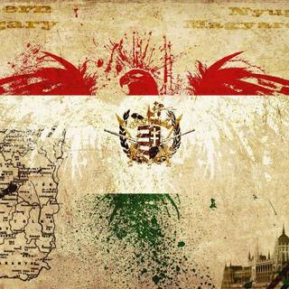 Hungarian flag wallpaper