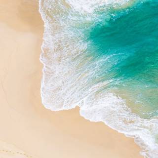 Turquoise sea wallpaper