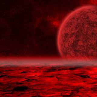 Dark red space wallpaper