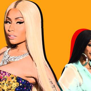 Nicki Minaj and Cardi B wallpaper