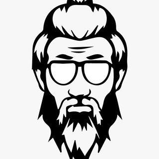 Hair and beard logo wallpaper