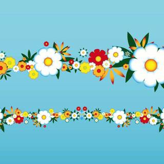 Flower vector wallpaper