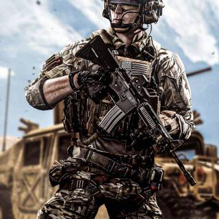 Combat gear wallpaper