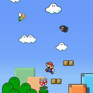 Supreme Mario wallpaper