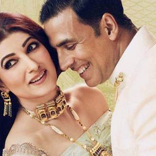 Akshay Kumar couple wallpaper