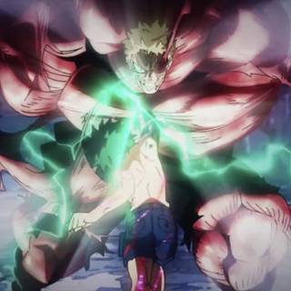 Deku vs Muscular wallpaper