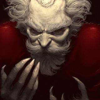 Evil Santa wallpaper