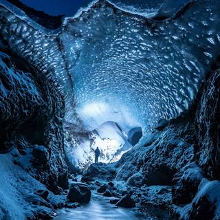 Ice caves wallpaper