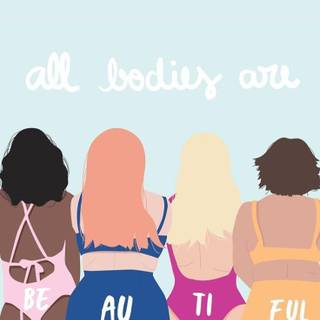 Body positivity wallpaper