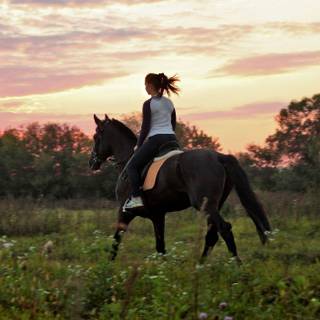 Riding women wallpaper