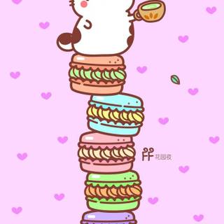 Kawaii Chibi cats wallpaper