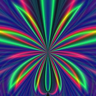 Neon flower wallpaper