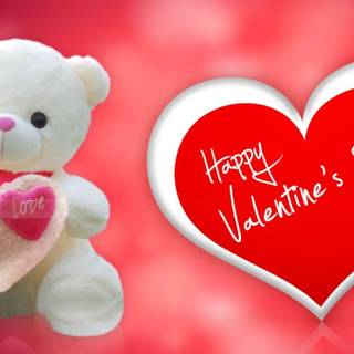 Valentine's Day cartoon wallpaper